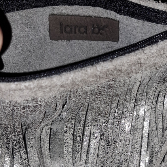 Lara B Designs Silver Fringe Crossbody - Picture 3 of 3